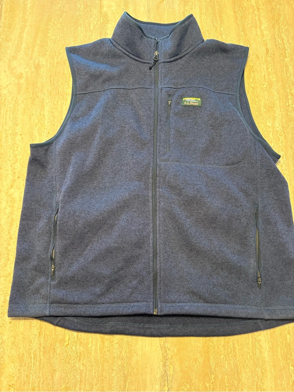 NWT L.L. Bean Sweater Fleece Vest | Men’s XL Reg | Bright Navy $79